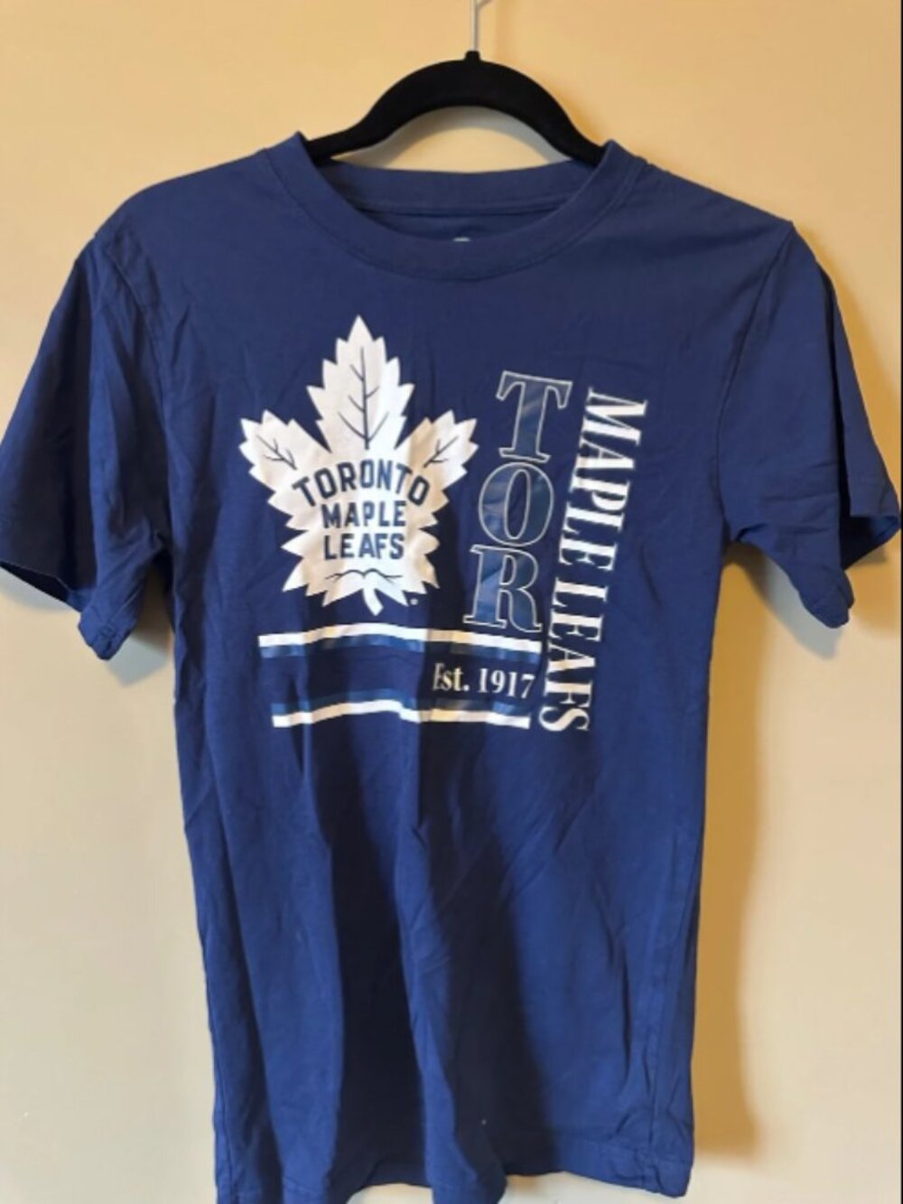 NHL Toronto Maple Leafs Navy Blue Graphic Tee - Men's Shirt